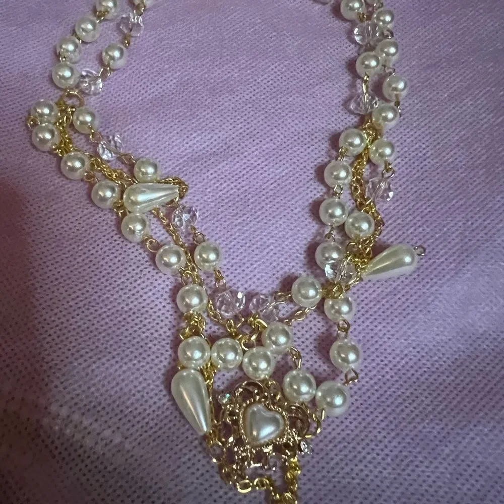 Victorian Gold Plated necklace